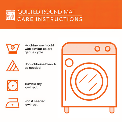 Tapis Rond Matelassé Molli™